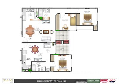 Tipologías de departamentos